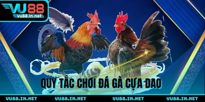 Quy tắc chung khi tham gia đá gà cựa dao VU88